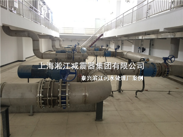 【泰兴污水处理厂】采用上海91视频最新网址橡胶接头