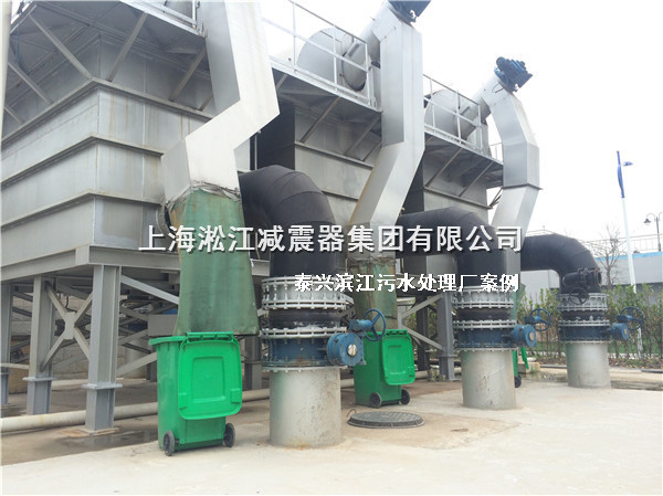 【泰兴污水处理厂】采用上海91视频最新网址橡胶接头