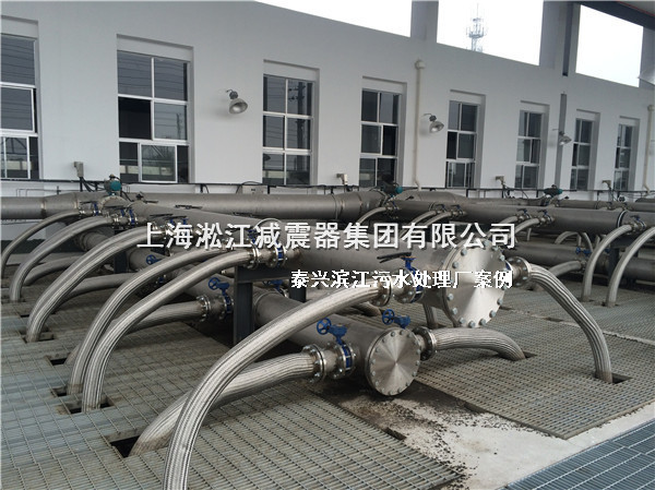 【泰兴污水处理厂】采用上海91视频最新网址橡胶接头